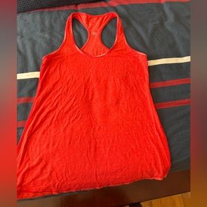 Lululemon Cool Racerback tank / heathered coral